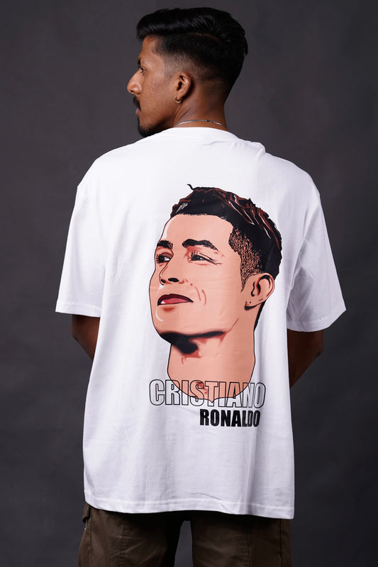 Illustration of "CRISTIANO RONALDO" Oversized T-shirt